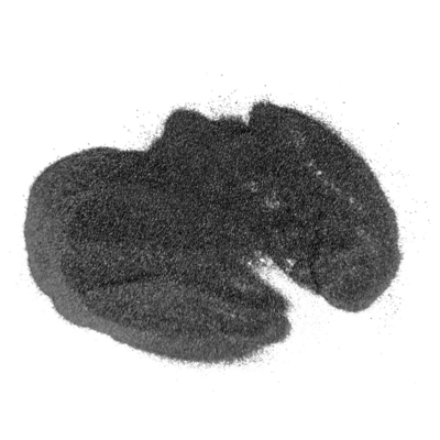 سعر جيد مسحوق DTF الأسود 80um - 200um TPU بولي يوريثان مسحوق ملصق ذوبان ساخن للملابس ذات الألوان العميقة الانترنت