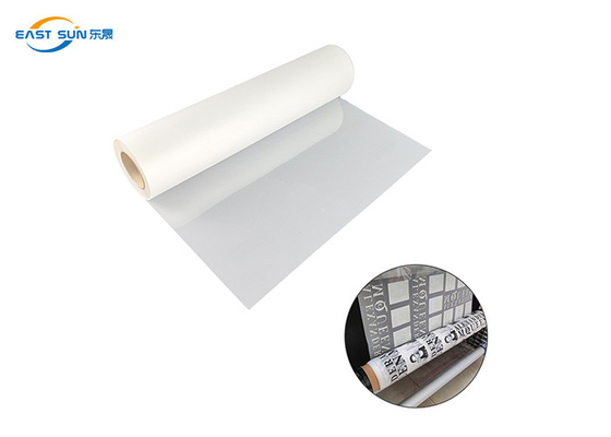 فيلم بي تي إتش دي (DTF) ثابت من جانب واحد مثالي لنقل الحرارة الدائم 0.075mm*60cm*100y